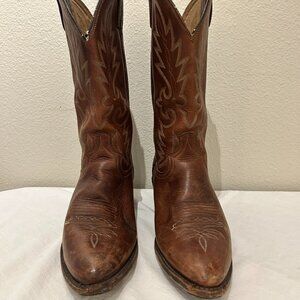 Vintage Dan Post El Paso Cowboy Boots | Men’s Size 10.5D | Distressed Leather